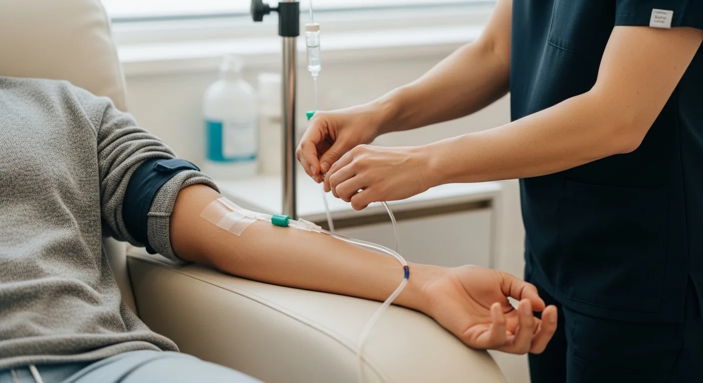 Myers Cocktail IV Therapy infusion supporting mental clarity and overall wellness