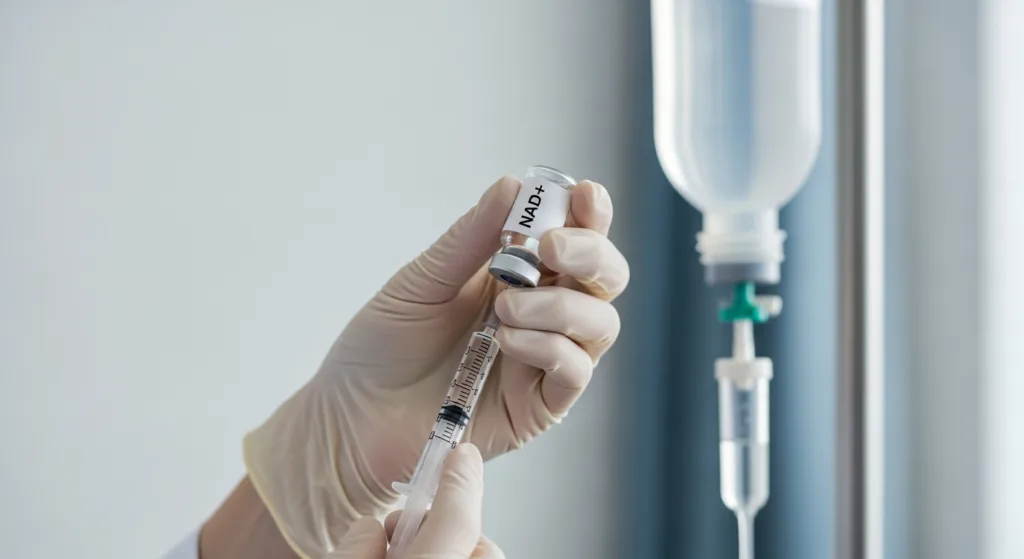 NAD+ IV Therapy infusion supporting cellular wellness and longevity care