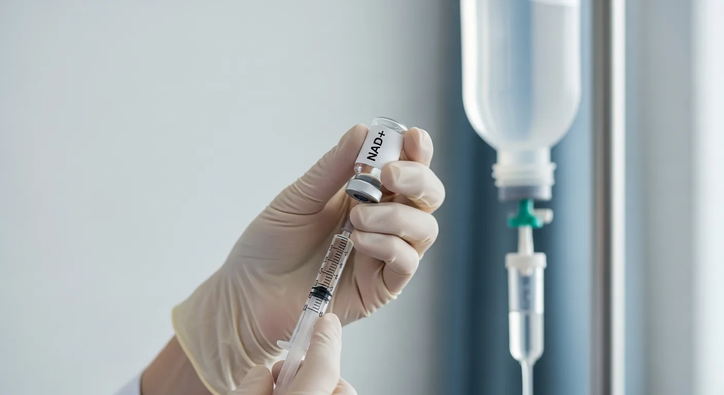 NAD+ IV Therapy infusion supporting cellular wellness and longevity care